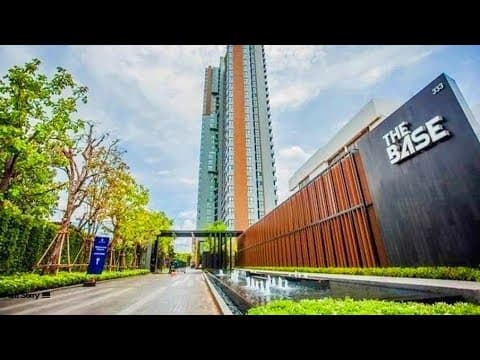 ให้เช่า! The Base Condo ขอนแก่น ห้องหัวมุมสุดพิเศษ ชั้น 24 วิวถนนมิตรภาพ โล่งกว้างสบายตาใกล้ Central
